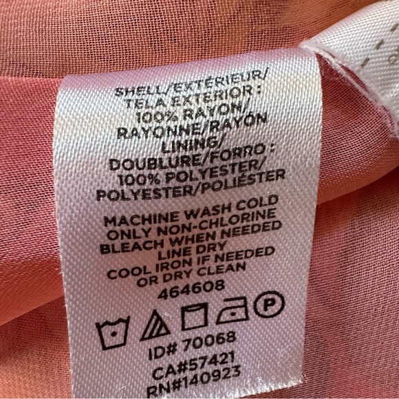 LOFT Floral Sleeveless Tie-Waist Midi Dress Sz XS - Picture 5 of 8